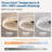 Indoor Flush Mount Ceiling Fan With LED Light And Remote Control-114247825