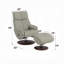 Chaise d'appoint Kandoro avec pivot et repose-pieds-1128691997