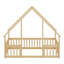 Lit de plancher en forme de maison Guardrail-1328367427