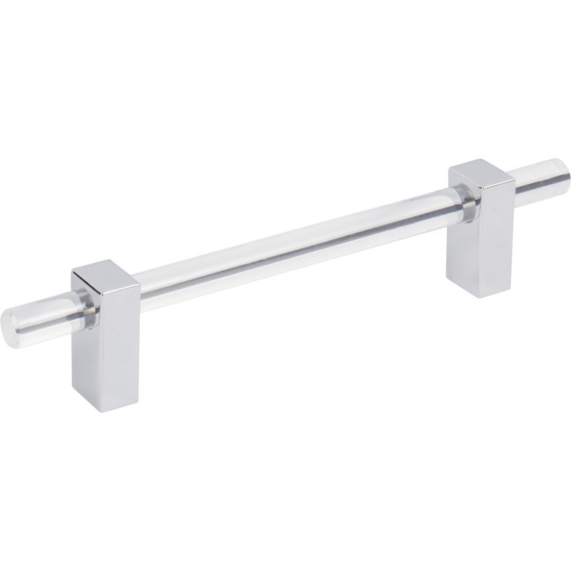 Spencer Bar pull, 5 1/16", Polished Chrome