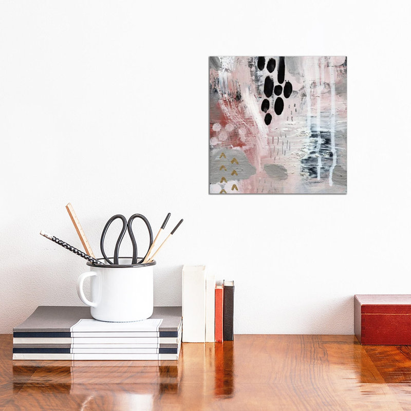 Earth by Sara Franklin - Painting on Canvas, 30.48 cm H x 30.48 cm W, Wrapped Canvas