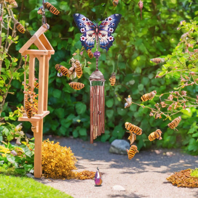 23"Long Butterfly-Flower Wind Chime