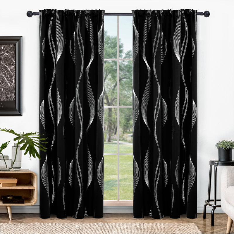 Black, 52" W x 72" L