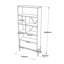 Heinen 145cm H Solid Wood Standard Bookcase-1101666365-1101666364