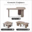 Table basse en L 35,43 po-1511556073