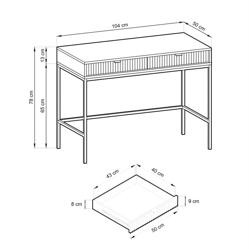 O'Carroll 104cm Console Table