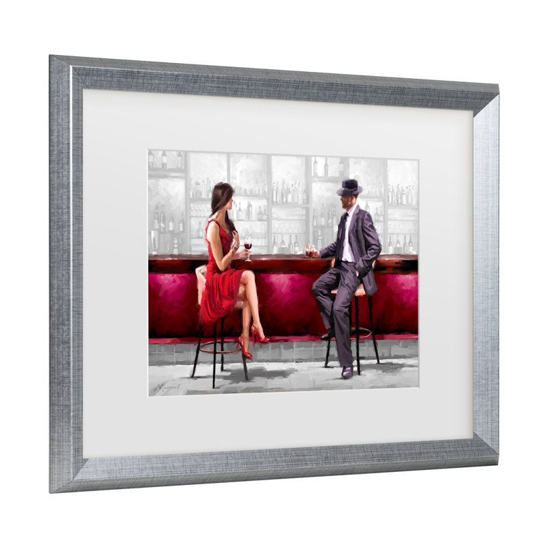 The Macneil Studio «Meeting Version 2», art encadré mat, Argent, H 19,5 po x l 23,5 po x P 0,75 po