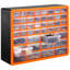 VonHaus 44 Multi Drawer Storage Cabinet Organiser - White/ Grey-33746251