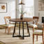 Round Dining Table with Steel Base