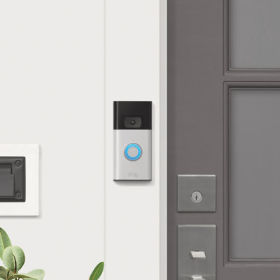 Ring Video Doorbell Push Button 2nd Gen - Satin Nickel