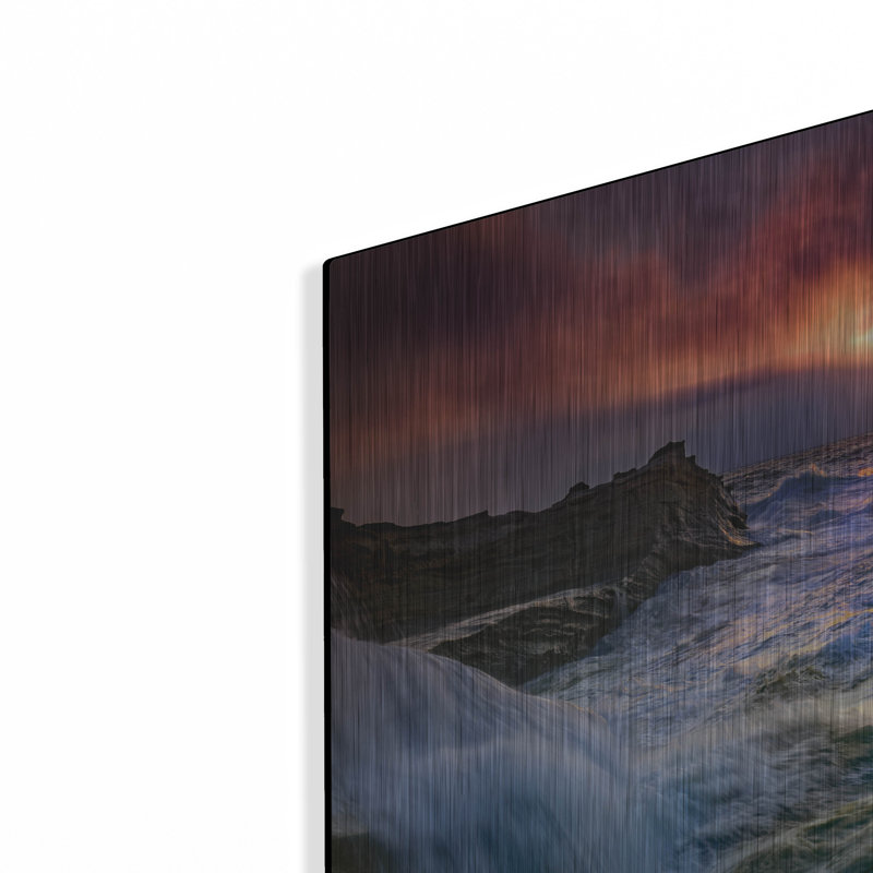 Beachcrest Home ™ «Tumult» par Rick Berk, art mural en métal, H 12 po x l 16 po