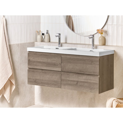 120mm Double Bathroom Vanity with Basin