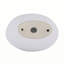 Lavabo de salle de bain vasque ovale en céramique blanche 16 x 13 pouces