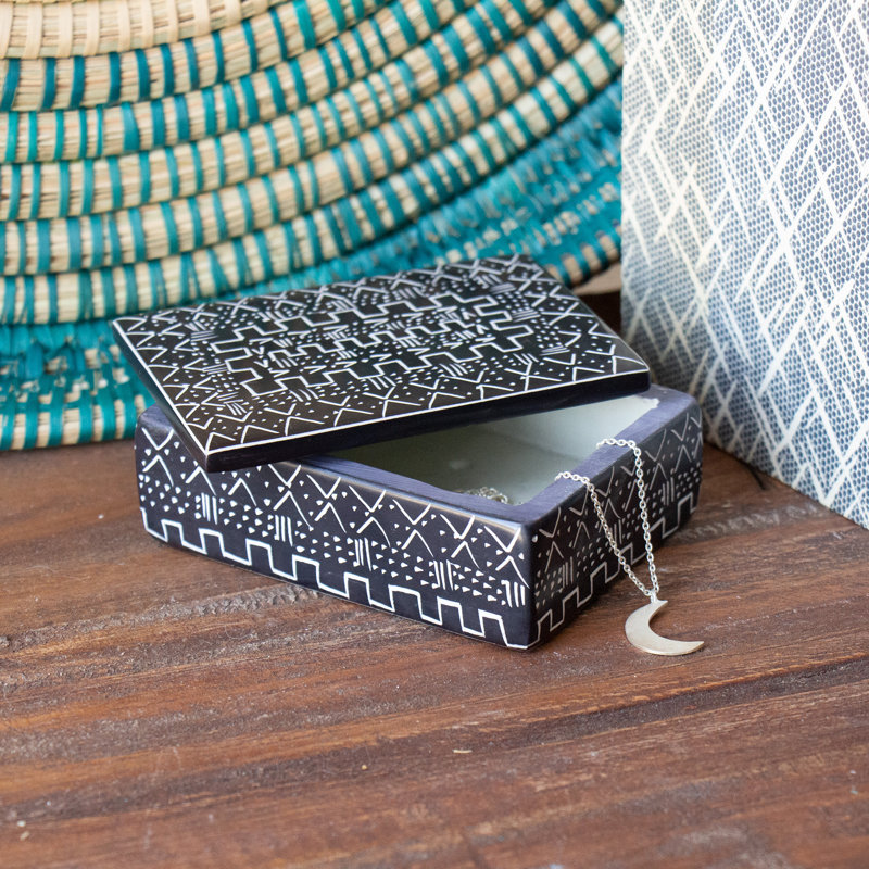 Carisse Stoneware Decorative Box