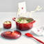 Le Creuset Cast Iron Heart Casserole with Stainless Steel Heart Knob Shell-99469251