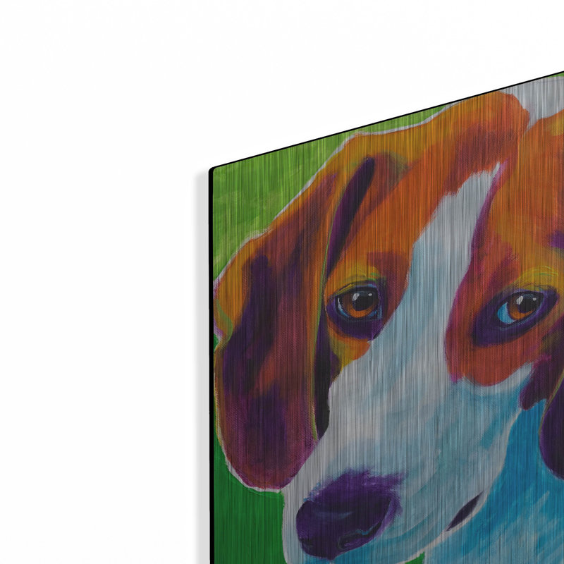 "Beagle - Watson" par Dawg Painter, H 12 po x l 12 po
