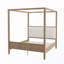Grand lit à baldaquin en bois avec tête de lit-1061579756-1061579758