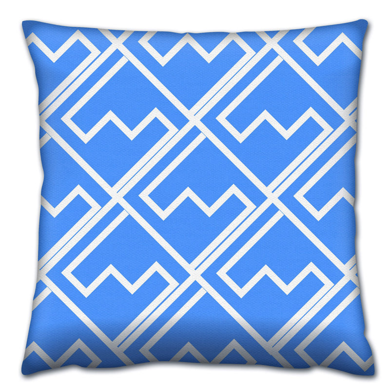 Coussin lavable de qualité supérieure, 17,0 x 17,0 pouces, 50% coton / 50% polyester, rembourrage en silicone, fermeture à glissière dissimulée | Doux, confortable et repassable | Parfait pour la décoration intérieure, le salon et la chambre à cou