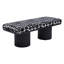 Banc Sonila noir et blanc