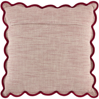Arcella Striped Cotton Throw Pillow