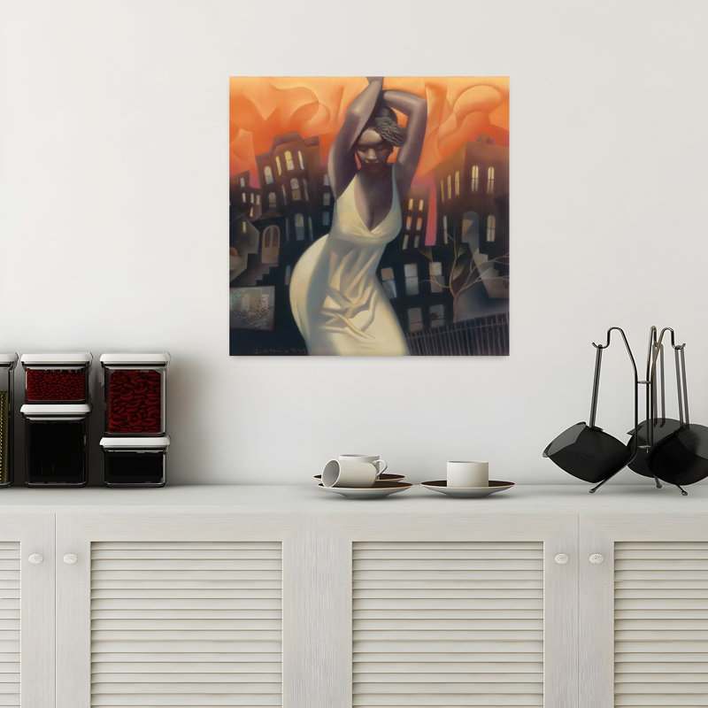 Harlem Heat, art urbain contemporain, H 18 po x l 18 po
