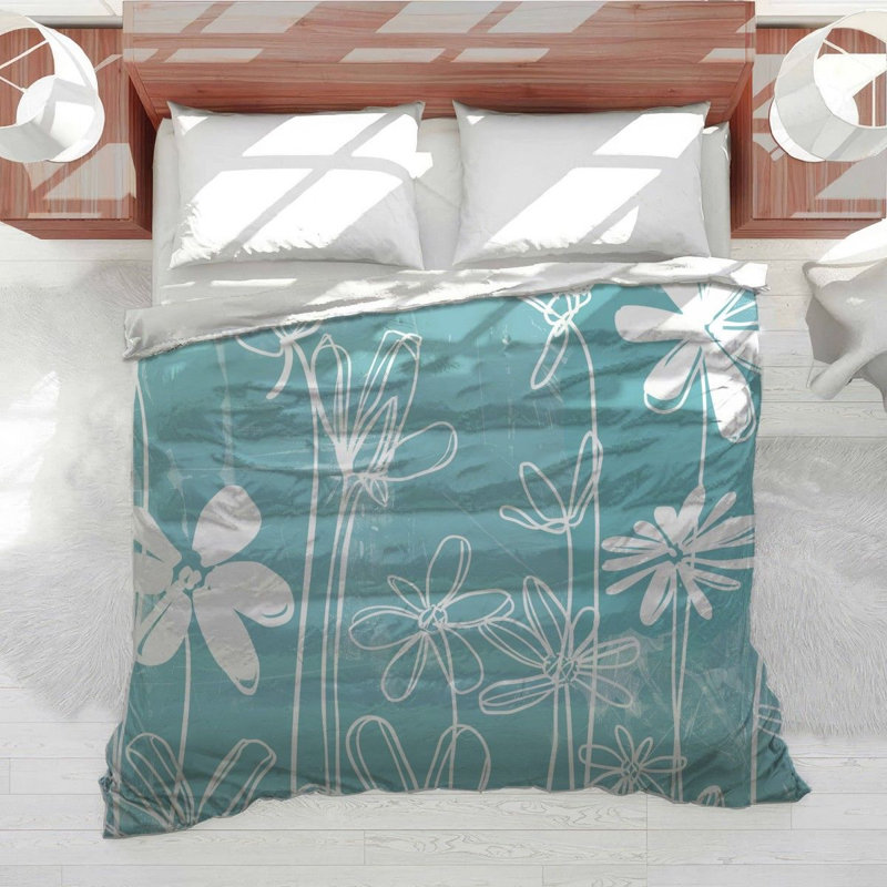 Housse de couette en microfibre , Housse de couette pour lit simple