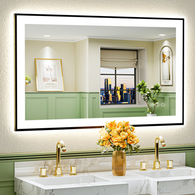 Miroir de salle de bain Tyeishia Matte