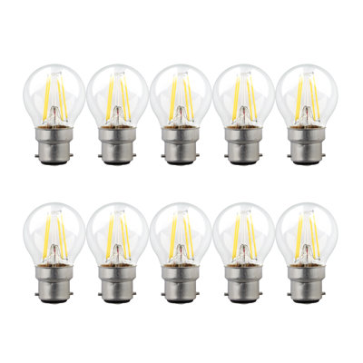 Hardie 35W Equivalent G45 BA22d/Bayonet Cap Dimmable 2700K LED Bulb