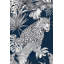 Papier peint amovible bleu marine Leopard-2043163211