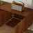 71" Mid-Century Modern TV Stand, Brown Wood Media Console for Living Room, Pre-Assembled with Easy Setup (Attach Legs Only)-1163318032