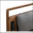 Brown&Gray Leather Bed with 2pcs Night Lights-1903016600