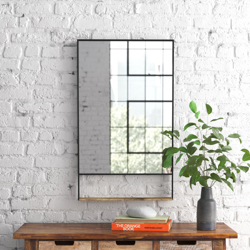 Alphonia Metal Rectangle Mirror