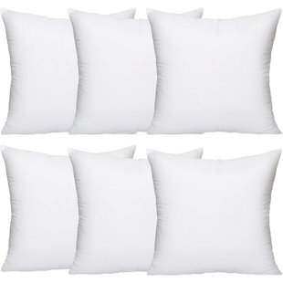 White Square Cushion