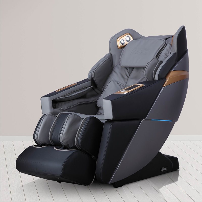 Fauteuil de massage 3D Allure, Similicuir noir