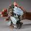 Barite bleue de Jebel Ouichane, Sagangane, province de Nador, région de l'Oriental, Maroc
