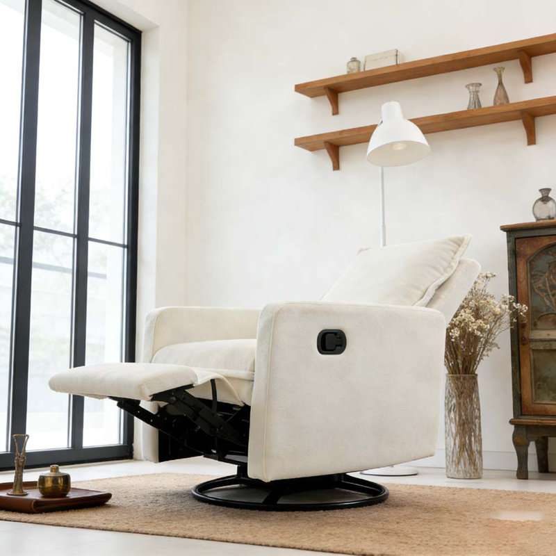 Fauteuils inclinables, Blanc