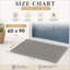 Door mat chenille nonslip for Bath and Kitchen Rug 60x90-296832458