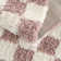 Atiran Checkered Shag Pink Area Rug