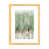 Toile avec cadre en bois beige