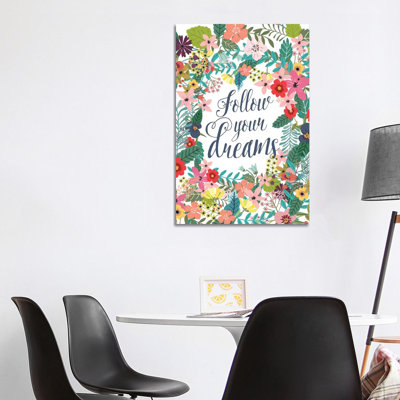 Follow Your Dreams by Mia Charro - Wrapped Canvas Gallery-Wrapped Canvas Giclée