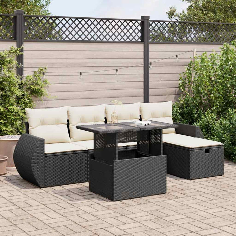 Ensemble de canapé de jardin Vidaxl PE