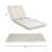 1PC Outdoor Chaise Lounge With Water-Repellent Cushion, Modern Patio Sun Lounger-1242262377