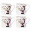 Snoopy Christmas 12-Piece Dessert Set