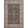 Christa Oriental Cream/Navy/Orange Area Rug