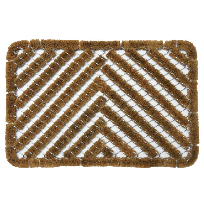 Alynia Non-Slip Chevron Outdoor Doormat