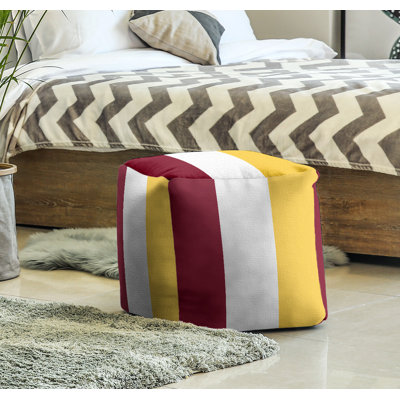 Upholstered Polyester Blend Cube