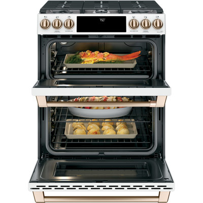 Café 30" 6.7 cu. ft. Smart Slide-in Gas Range with Griddle