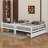 Full Over Full Rubber Wood Bunk Bed With 2 Drawers, Convertible Into 2 Beds-1589514243