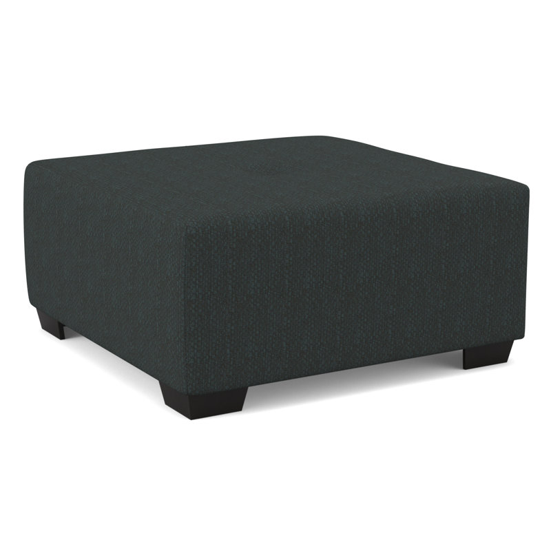 Camden Upholstered Ottoman, Bronco Jade