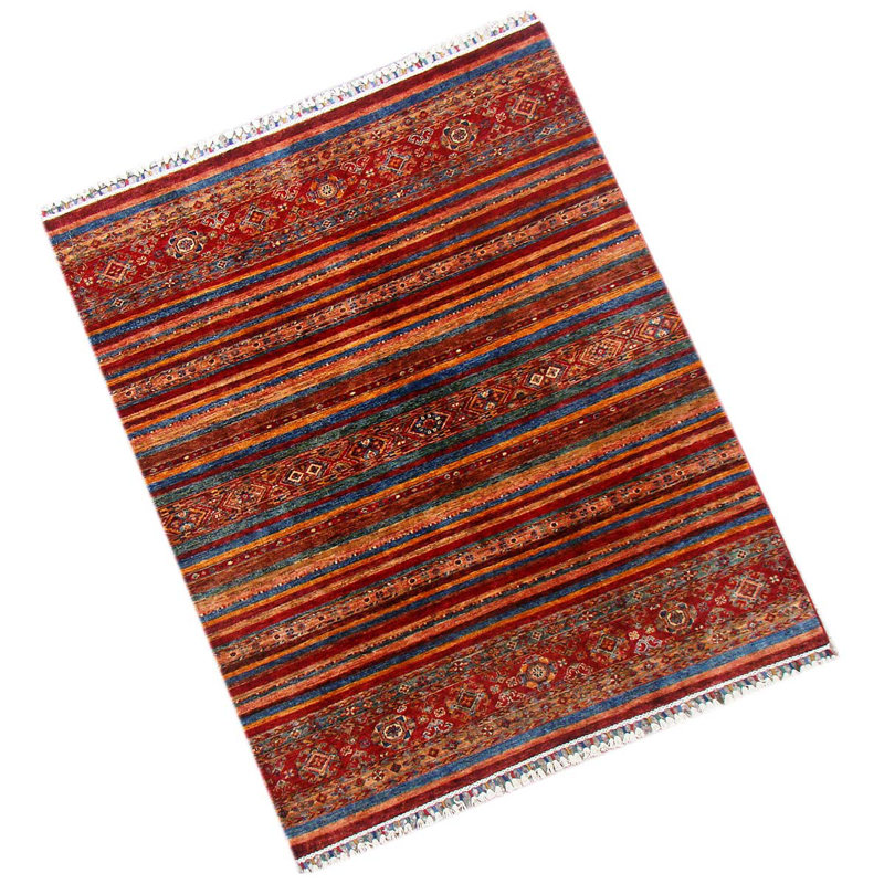 Wool Striped Area Rug